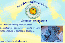 Attestato di Partecipazione al Concorso Estate Creativa