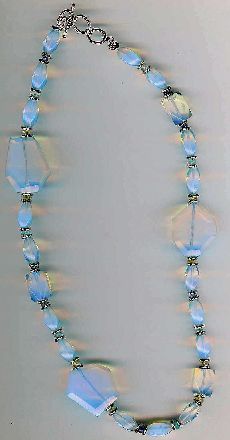 40. Opalite with Crystals and Karen Hill Thai Sterling Silver