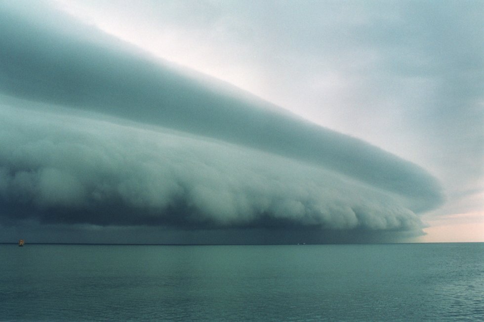 Ships in storm