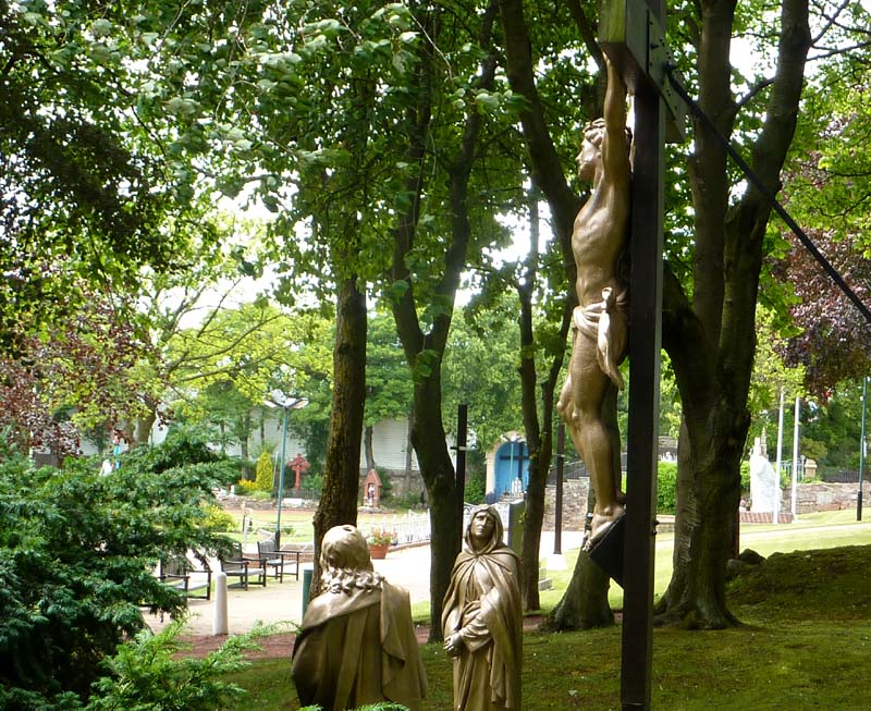 Alex and Bob`s Blue Sky Scotland White Meldon and Carfin Grotto.