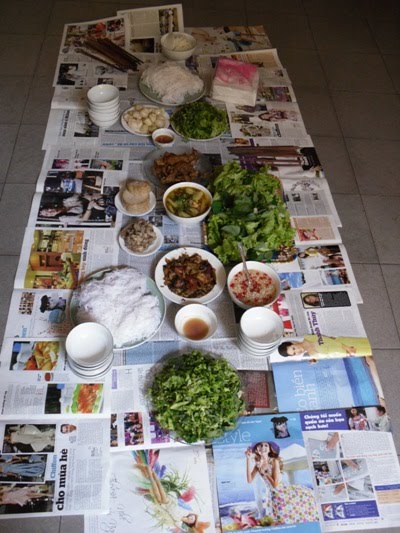 REPAS VIETNAMIEN CHEZ LES COUSINS