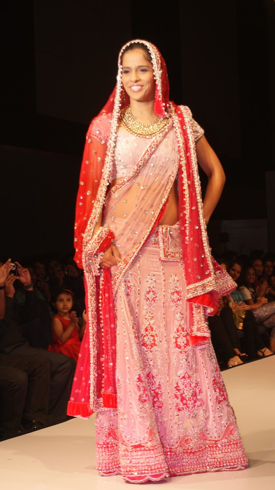 Sania Nehwal in Bridal Ramp walk Photo Gallery