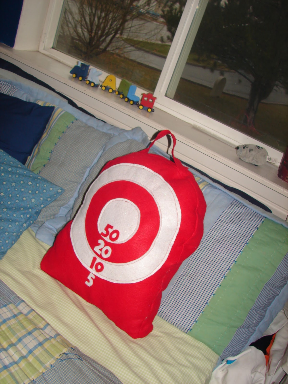 A girl and a glue gun Target Practice...