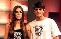 2002 - With Liliane Ferrarezi: winners of the Ford-Brazil Model Search