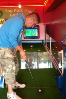 A 'Top Putt' machine on Llandudno Pier A 'Top Putt' machine on Llandudno Pier