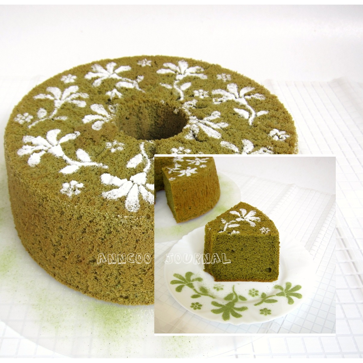 Anncoo Journal Come for Quick and Easy Recipes Green Tea Chiffon Cake
