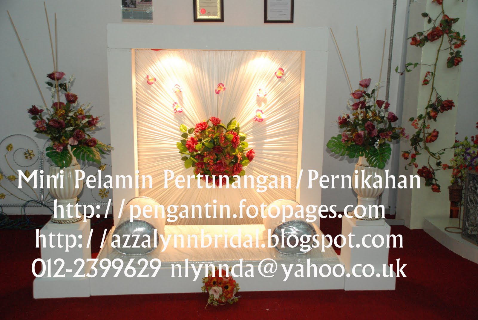 pelamin tunang terkini