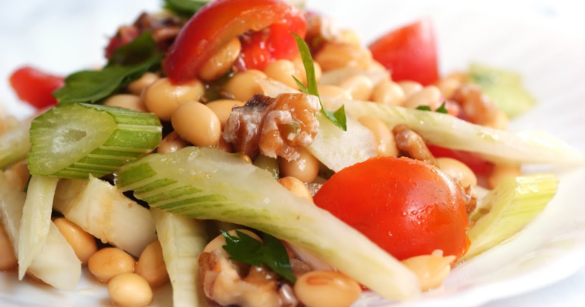 Anja's Food 4 Thought Soy Bean Fennel Salad