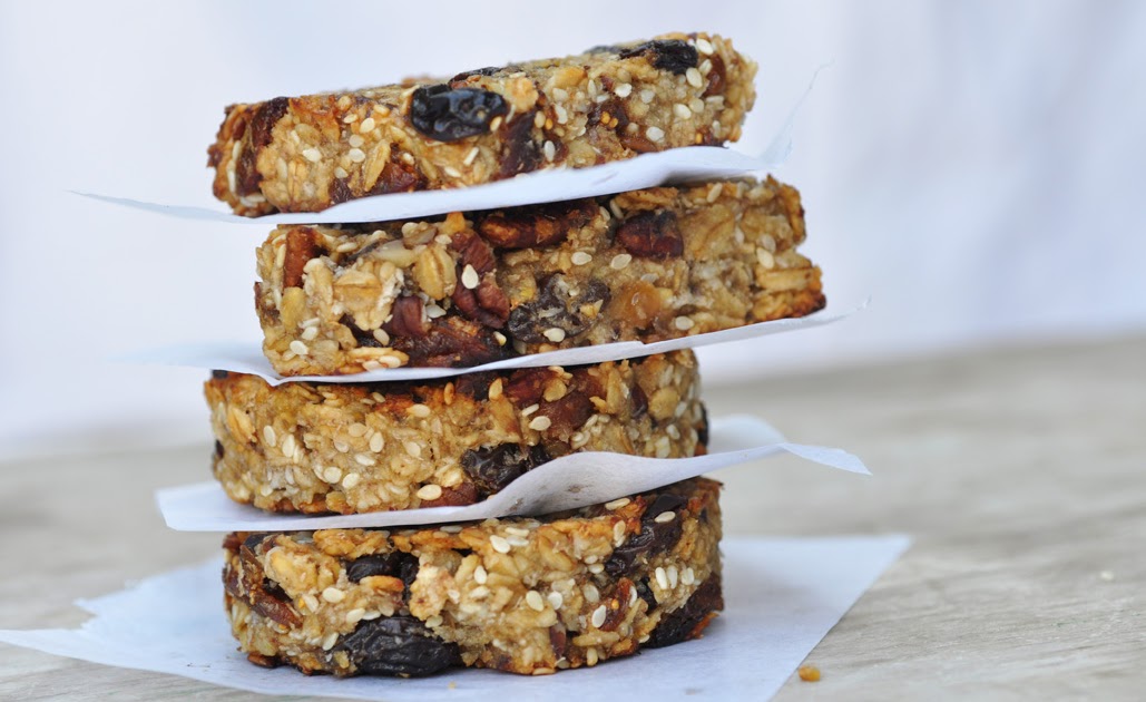 Anja's Food 4 Thought Banana Pecan Granola Bars