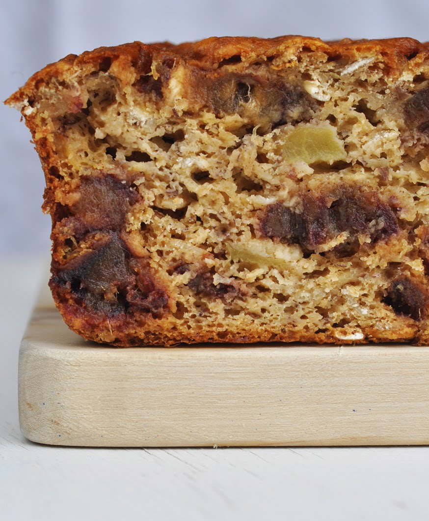 Anja's Food 4 Thought Apple Date Banana Bread