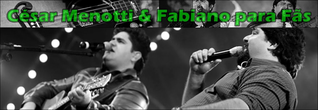 César Menotti e Fabiano para fãs
