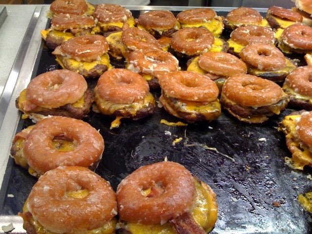 Happy Go Marni Krispy Kreme Bacon Cheddar Cheeseburger Baking Recipes Happiness