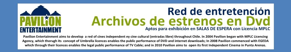 CINE EN SALAS DE ESPERA LISTADO DE PELÍCULAS APTAS PARA EXHIBICIÓN