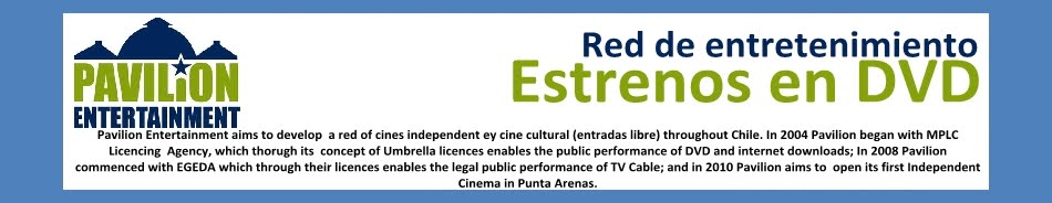 ESTRENOS EN DVD RED DE ENTRETENCIÓN: