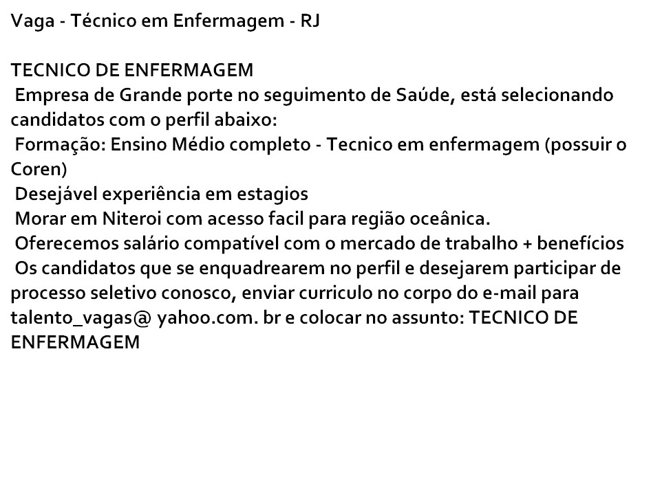 Ensino medio tecnico em enfermagem Ensino medio tecnico em enfermagem