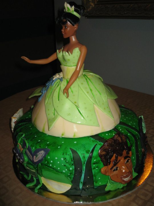 the princess and the frog cake. The Princess and the Frog,