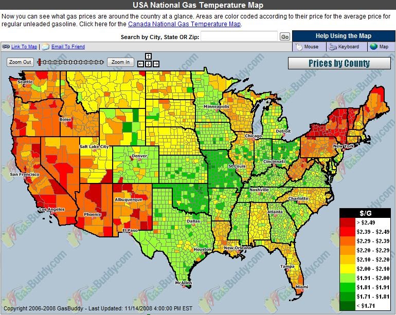 KintlaLake Gas prices An aerial view