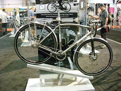 Image of titanium commuting bicycle at Interbike 2008