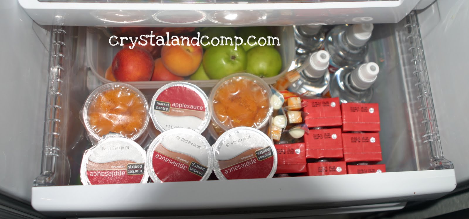 Making Snacks Accessible In The Fridge Crystalandcomp Com