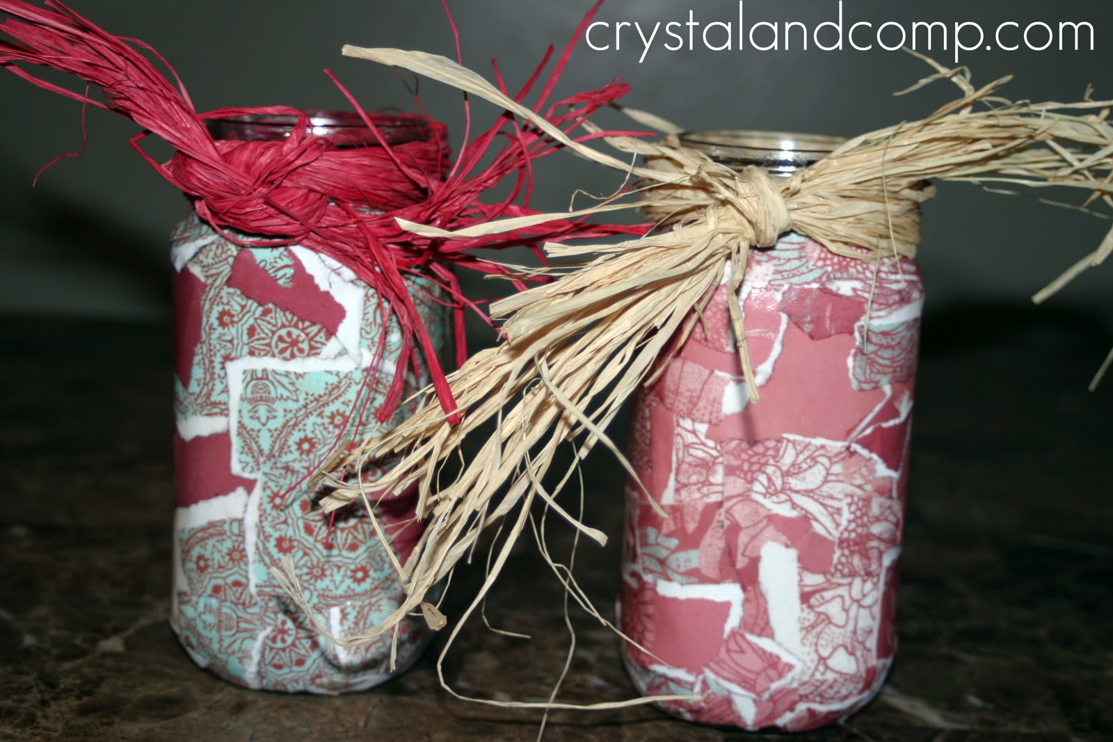 How to Make a Mod Podge Vase