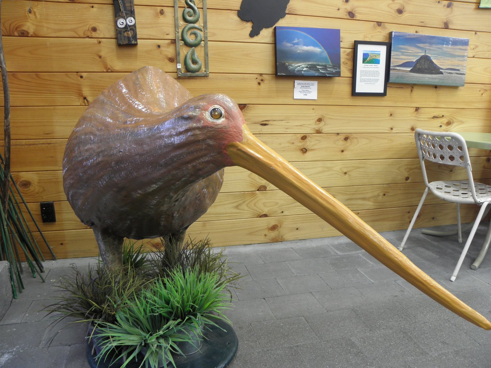 Its my place New Zealand Te Puke Biggest kiwi in the world!