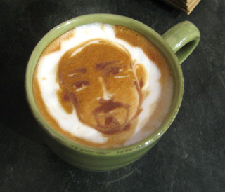 Coffee Latte Face Art - Portait Art