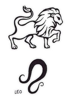  Sign Tattoos on Leo Symbol Tattoo   Zodiac Signs