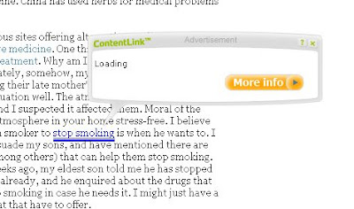 blank Kontera ContentLink ad