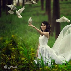 let these doves be my messengers of our love..our Lord
