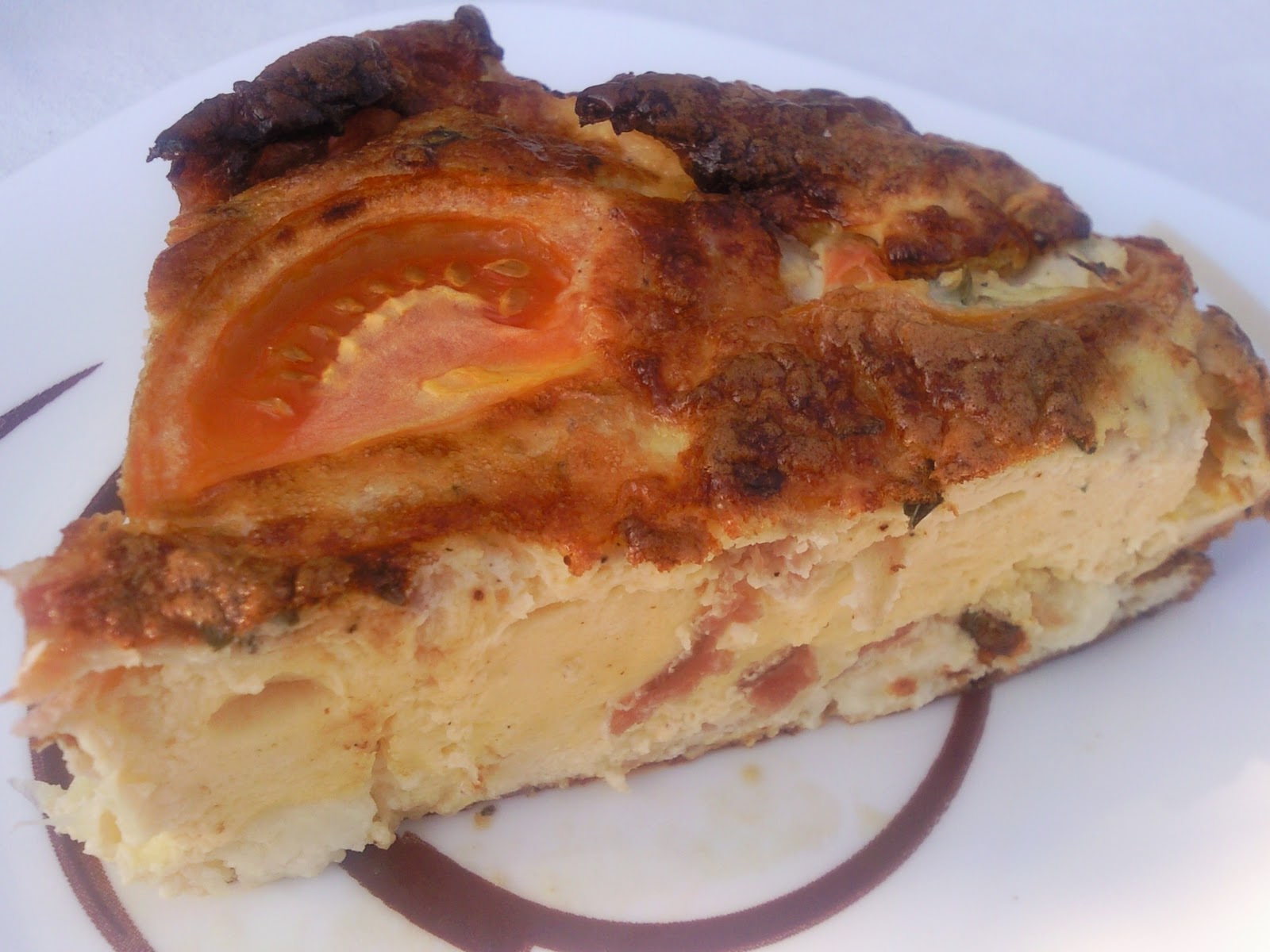 LAS RECETAS DE LAS MELLIZAS TORTILLA AL HORNO CON QUESO Y TOMATE