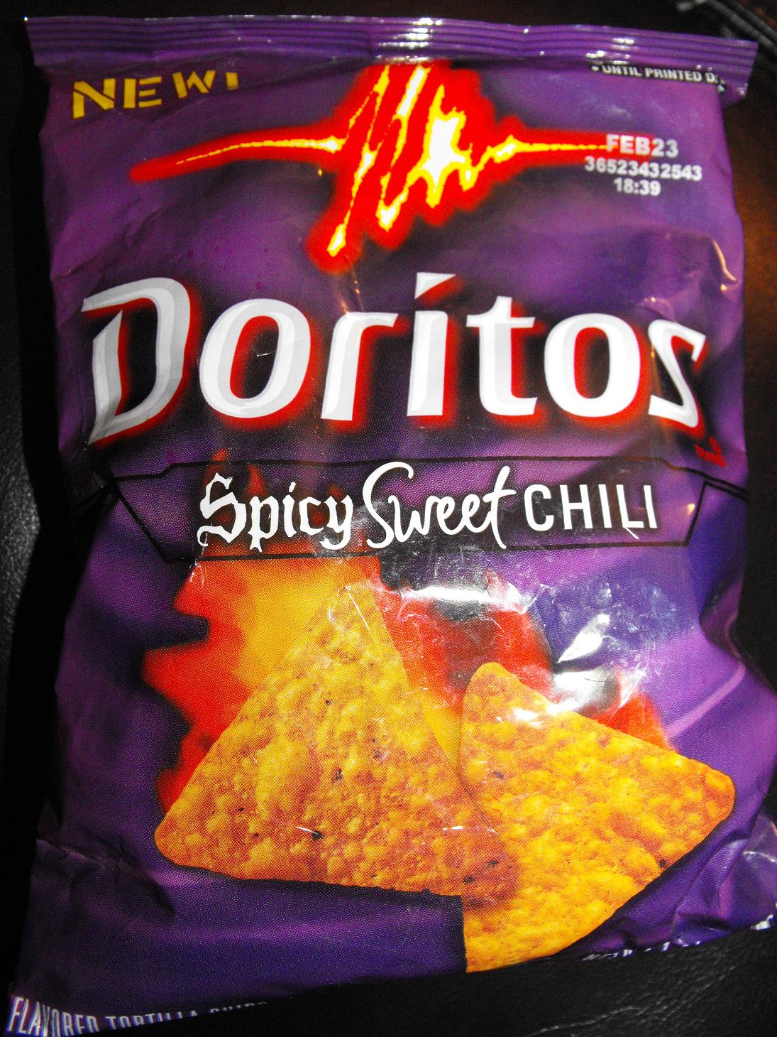 Hot Chicks Eatin' Spicy Chips Snack 133 Doritos Spicy Sweet Chili