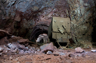 Πολύ καλοδιατηρημένο βαγονάκι των ορυχείων Σκαλιστήρι στη Μάνδρα Άττικης!