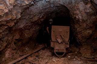 Πολύ καλοδιατηρημένο βαγονάκι των ορυχείων Σκαλιστήρι στη Μάνδρα Άττικης!