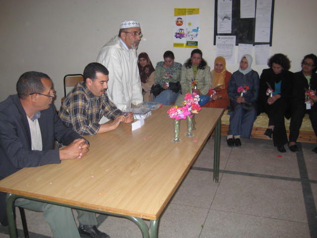 تخليد اليوم الوطني للمرأة المغربية بثانوية سيدي الحاج سعيد،10,10,2009