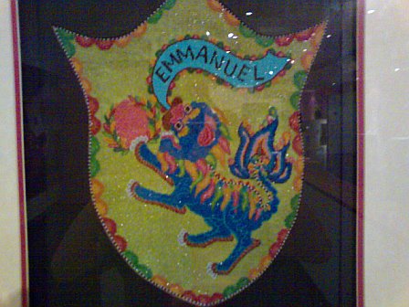 Beaded College Crest