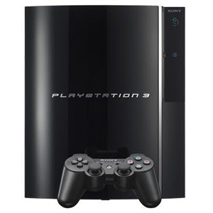 playstation 3 console image black
