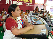 Dr Jayalakshmi adressing State Level Womens Conference organised By AIMSS at Mysore