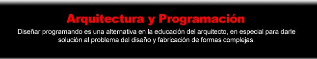 Arquitectura y Programación