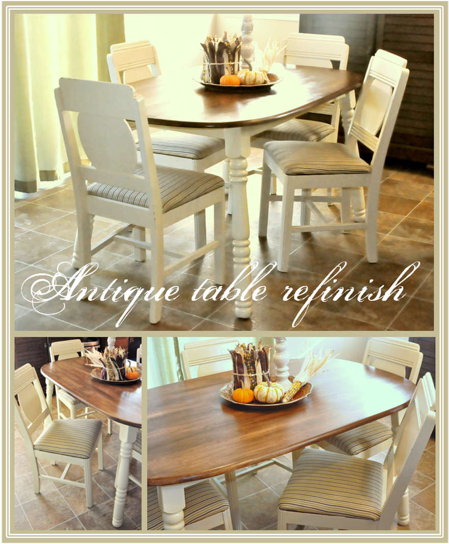 Finding My Aloha Antique Table Refinish