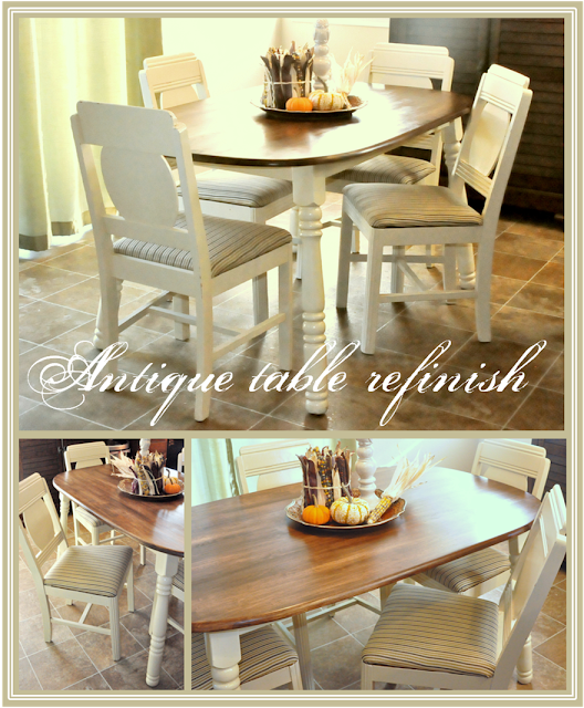 Finding My Aloha Antique Table Refinish