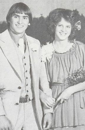 Laurie A. With Randy S. Prom Court