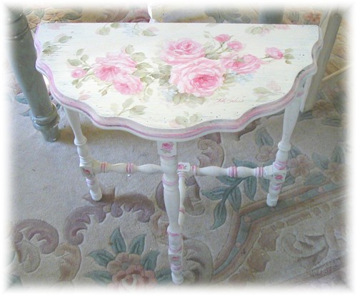 Antique Demilune Table