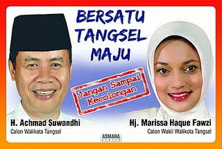 dalam sarasehan pemuda integritas tangsel bersatu, ikang fawzi dan marissa haque