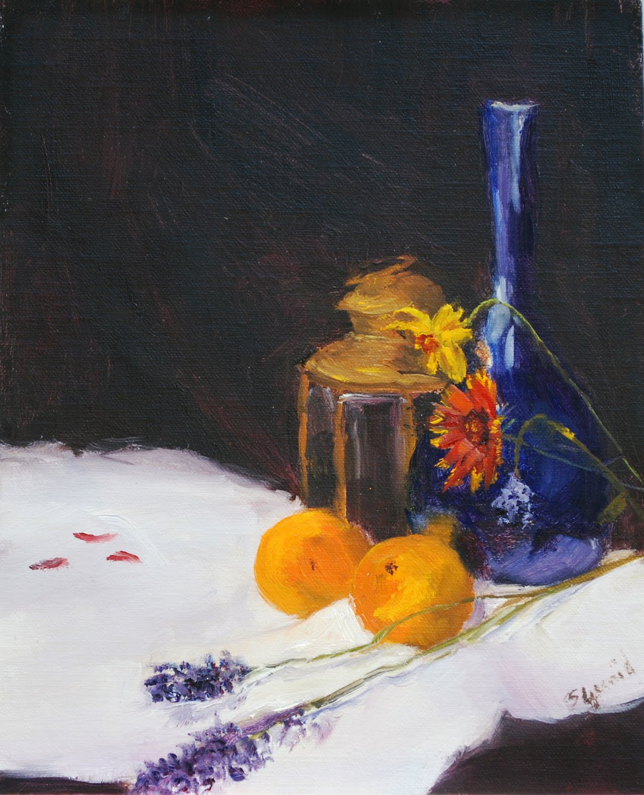 Artists Of Texas Contemporary Paintings and Art Dena's Lantern Still