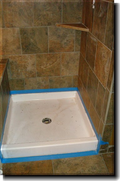 shower pan epoxy floor coating coatings resurfacing applied before