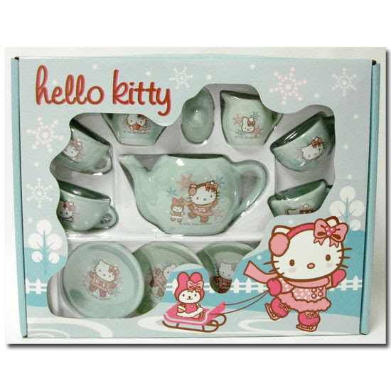 sanriogood Hello Kitty Porcelain Tea Set