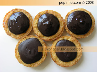 Bretonas con ganache de frambuesa