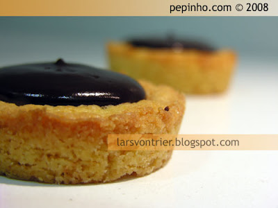 Bretonas con ganache de frambuesa