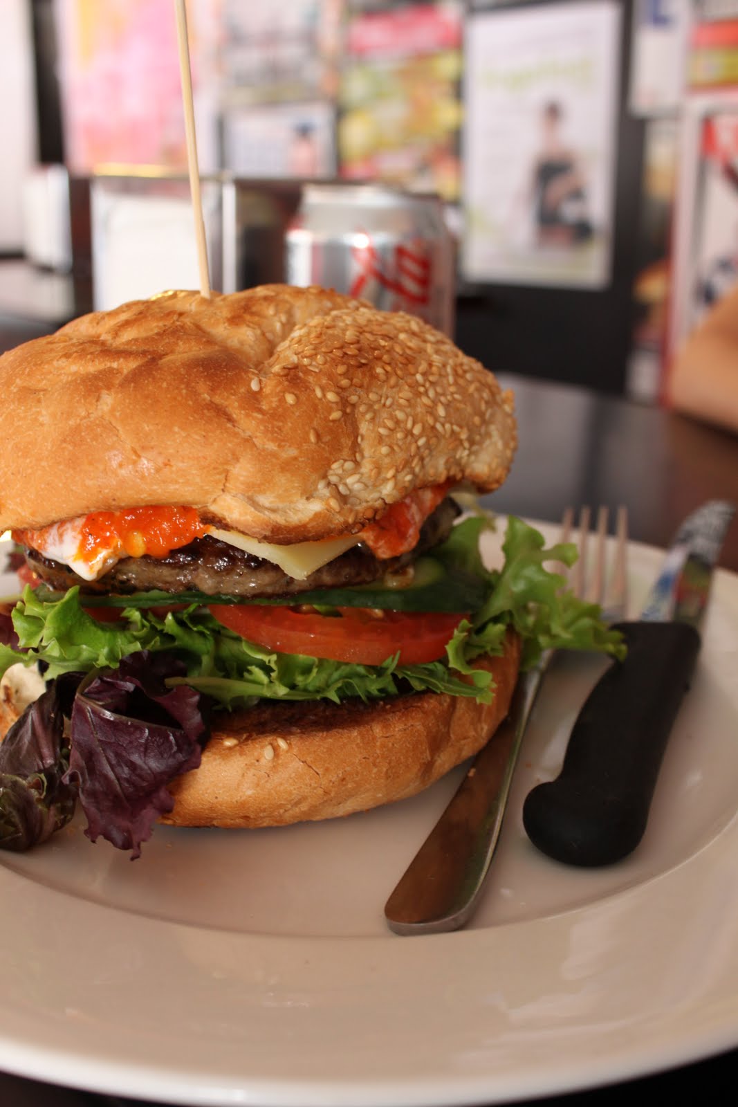 green been burger urge, brunswick st, new farm