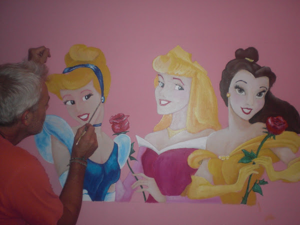 Mural Princesas Walt Disney